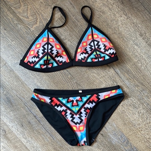 Other - Colorful Aztec 2 piece Bikini Medium